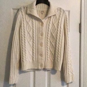 St John’s Bay Women’s Cozy Button Up Sweater.